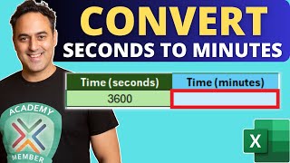 How to Convert Seconds to Minutes in Microsoft Excel