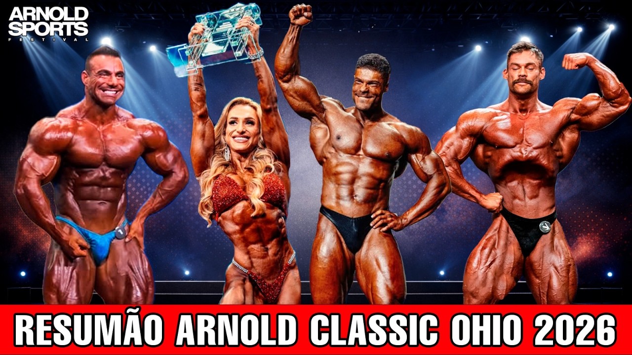 RESUMÃO ARNOLD OHIO! BRANDÃO BRIGA NO TOP 5, RAYANE CAMPEÃ E MENEGATE TOP 2
