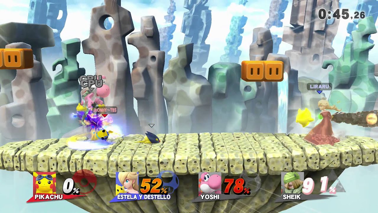 GAMEPLAY SUPER SMASH BROS WII U - YouTube
