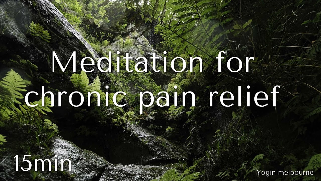 15min Chronic pain relief meditation (lying down on back) deep stress