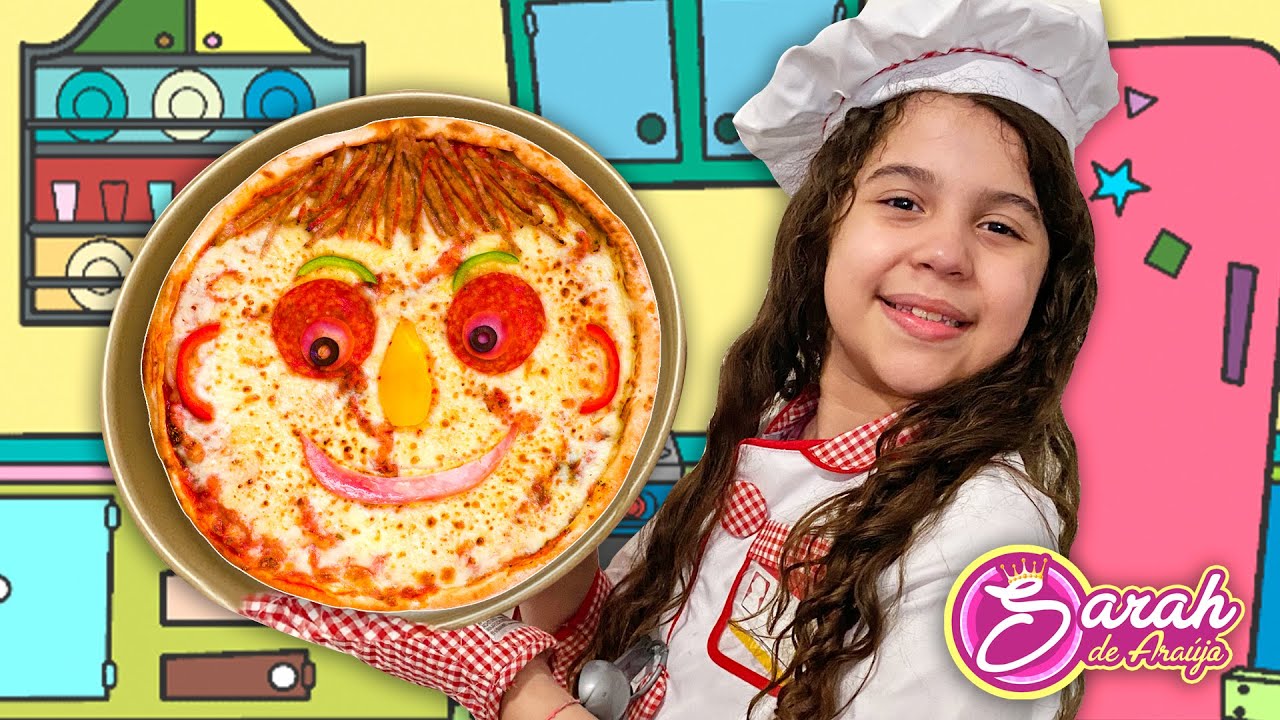 SARAH FINGE ser COZINHEIRA POR UM DIA com sua MAMÃE