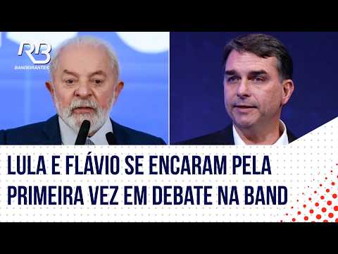 Debate on Band: Lula and Flávio face off for the first time