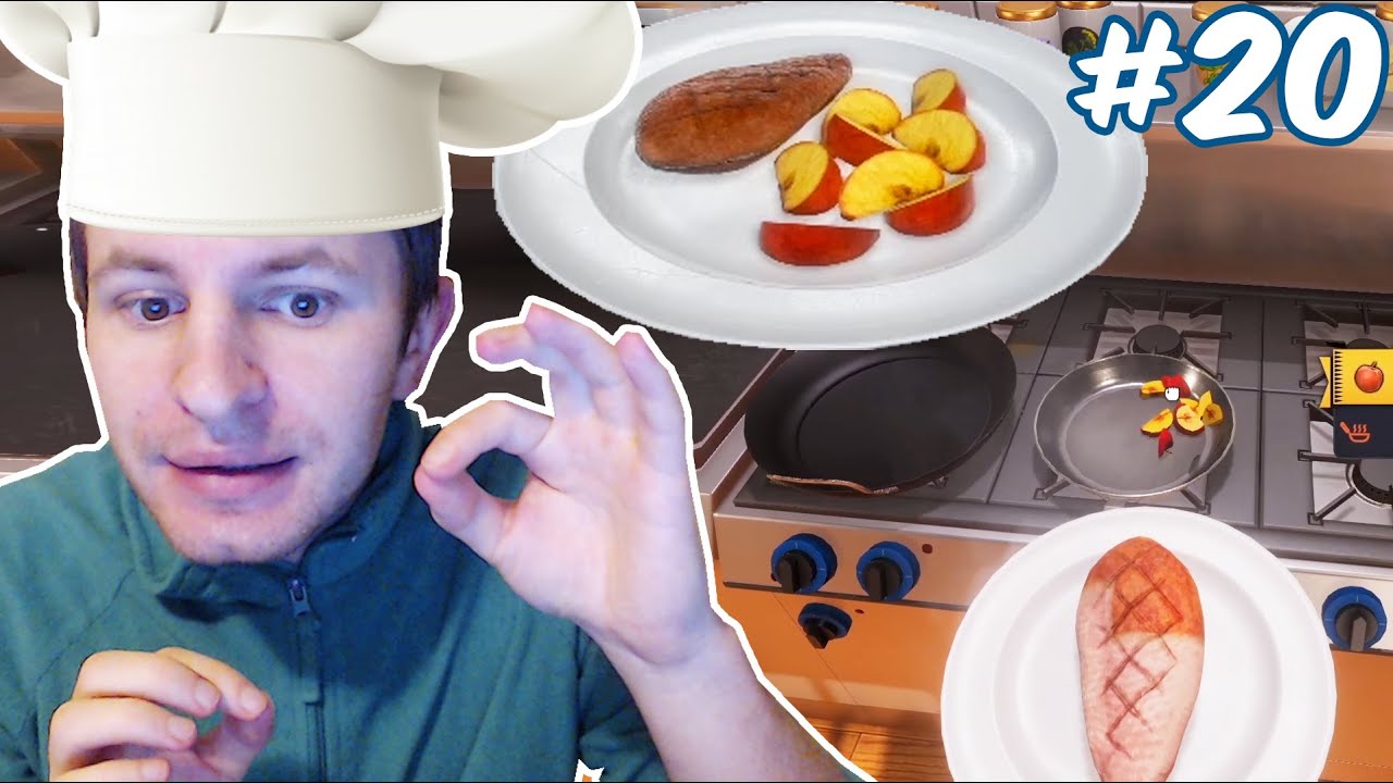 ГОТОВКА НИЛАМОПА: УТИНАЯ ГРУДКА С ЯБЛОКАМИ | COOKING SIMULATOR #20