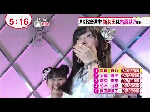 AKB48グループ 選抜総選挙2013･篠田麻里子 卒業発表