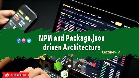 Learn NPM & package.json | Lecture 7 |  Essential Guide for Every Node.js Developer #Codingsstudio