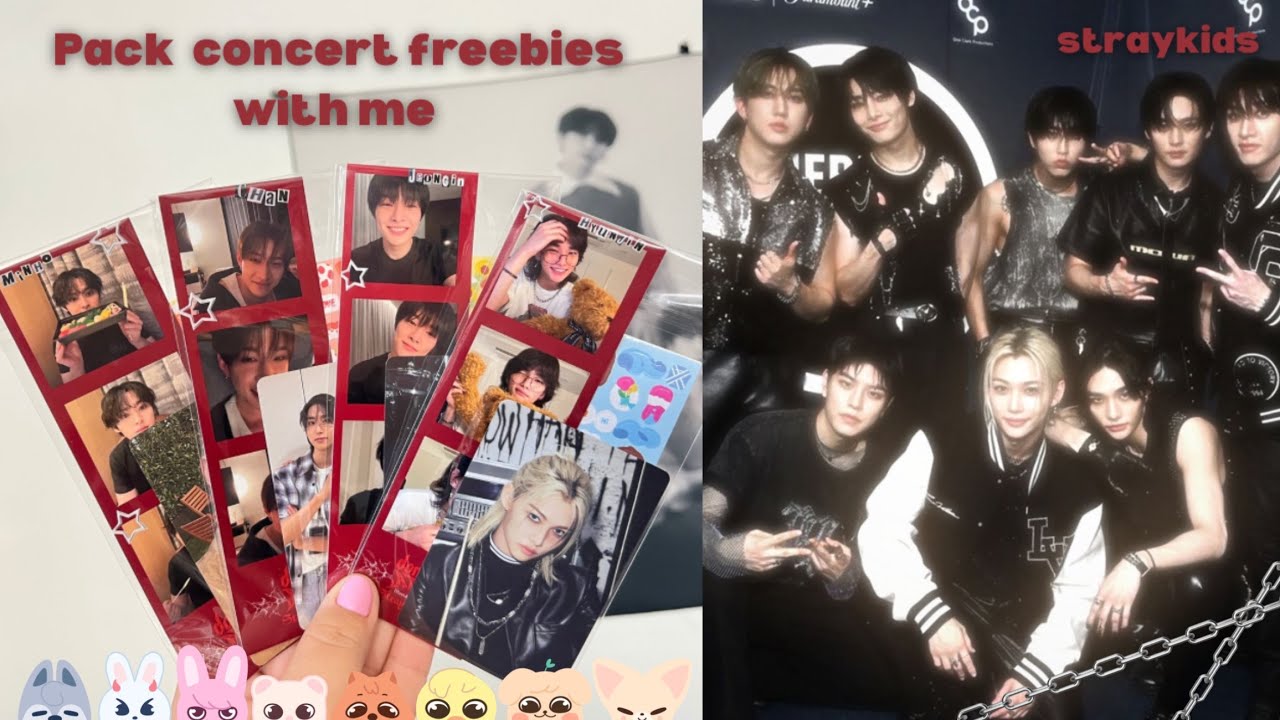 Packing straykids freebies