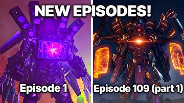 the Skibidi Wars 1 - 109 (part 1) All Episodes: Upgraded Sonar Titan V2 (Episode 109 part 2?)