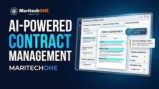 MaritechONE Contract Management | AI-Powered Contract Control