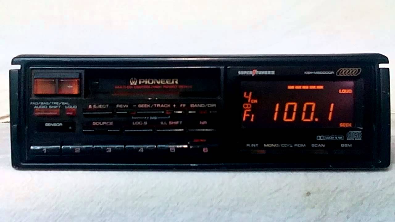Autoradio Pioneer KEH-P3700R - Lecteur Cassette + RDS Commande CD (neuf Jamais Utilisé)