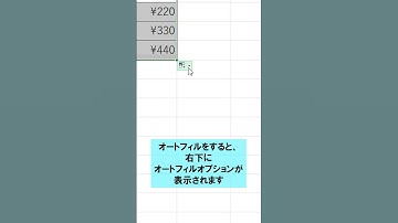 Excel【1分】オートフィルで書式をコピーしない方法！ #shorts
