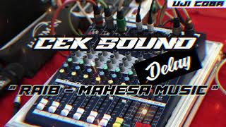 Cek Sound  Raib Mahesa   Effect Delay
