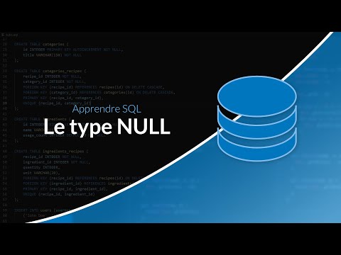 Learn and master SQL: The NULL value