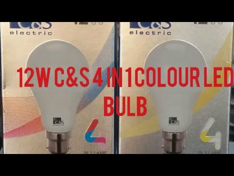 #short 12w C&S 4 in 1 led bulb chroma model #short 12w color changing led lamp