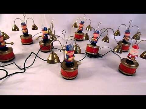 mr christmas 39 santa 39 s marching band doovi mr christmas santas ski slope