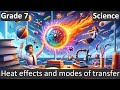 Heat effects and modes of transfer | Class 7 | Science| CBSE | ICSE | FREE Tutorial