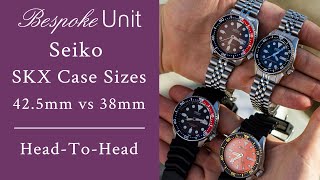 Comparing Seiko SKX Case Sizes  vs 38mm (SKX007 vs. SKX013) -  YouTube