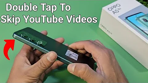 OPPO A5 5G: Double Tap To Skip YouTube Video