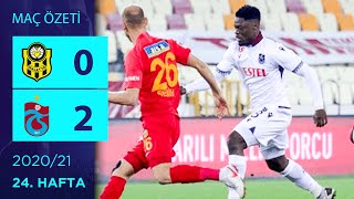 ÖZET: Y. Malatyaspor 0-2 Trabzonspor | 24. Hafta - 2020/21