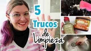 5 TRUCOS DE LIMPIEZA EN CASA | Consejos de orden en el hogar