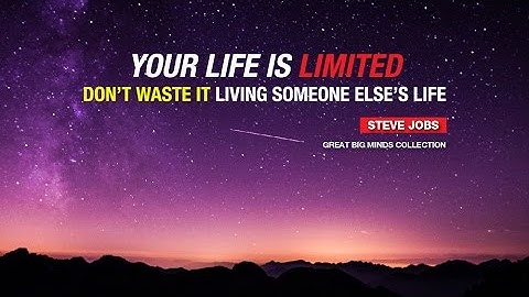 Steve Jobs – Have The Courage To Follow Your Heart (Motivational Speech)