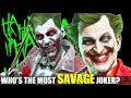 Which JOKER has the Most Savage Roasts - MK 11 or Injustice 2? ( Intro Dialogues )