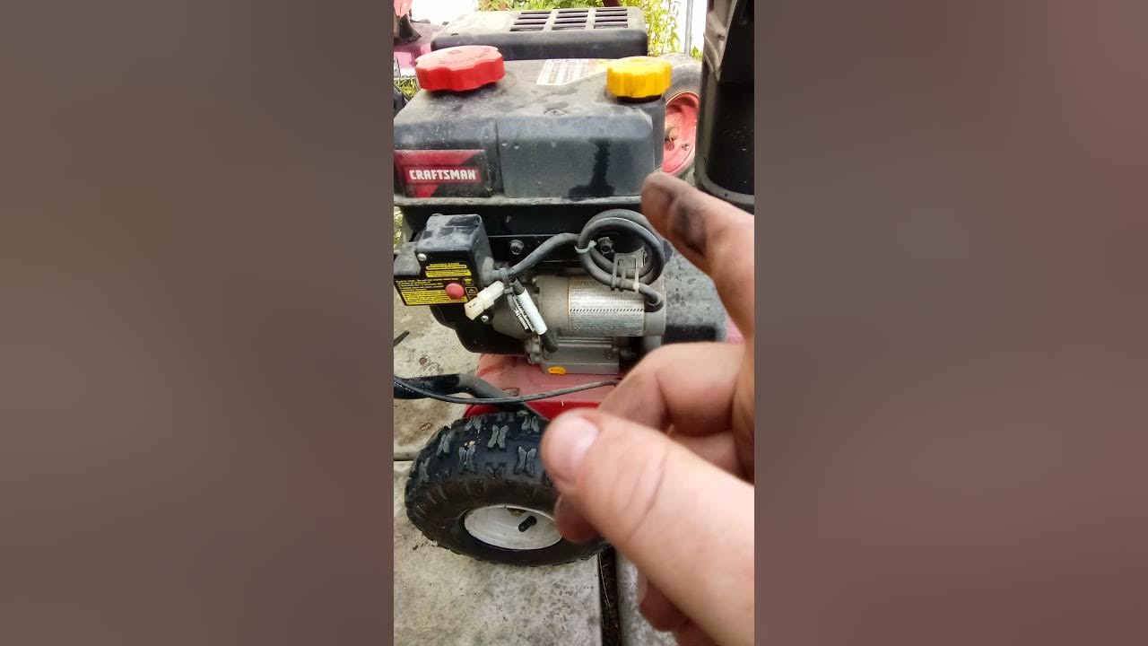 Craftsman snowblower 179cc overhead valve - YouTube
