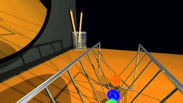 Raytracer video with floating cameras