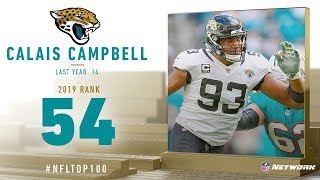 #54: Calais Campbell (DE, Jaguars) | Top 100 Players of 2019 | NFL