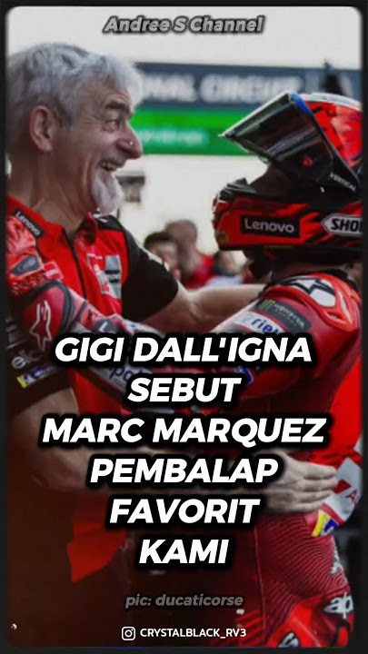 Gigi Dall'igna Sebut Marc Marquez Pembalap Favorit Ducati #shorts #motogp