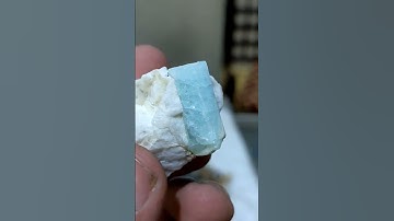 Thumbnail of Aquamarine Specimen ✨💎✨💎 #newsong #song #cover #remix #aquamarine #minerals #gems #love #gemstone