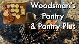 Woodsman’s Pantry and Pantry Plus concept for Packing food for Campfire Cooking or on the trail ASMR
