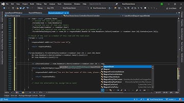 React Native - ASP.NET Core App in Arabic 30:  Updating Room and Leaving Room End Points