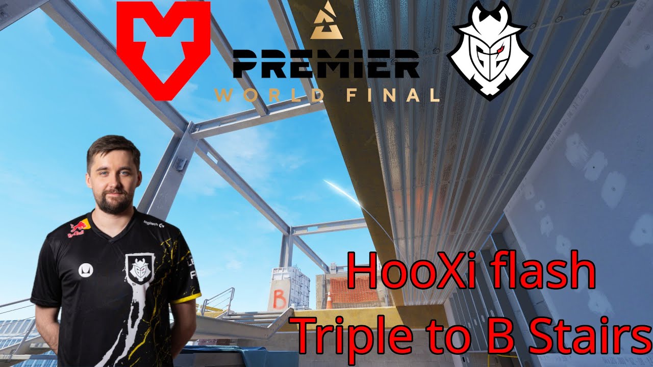 CS2 de_vertigo Flash Triple to B Stairs