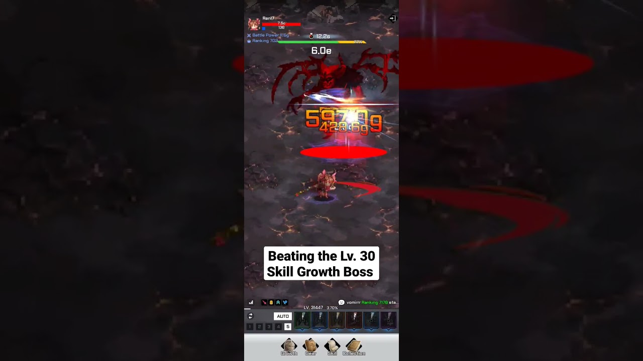 Beating the Lv. 30 Skill Growth Boss | F Class Adventurer Gameplay Highlights