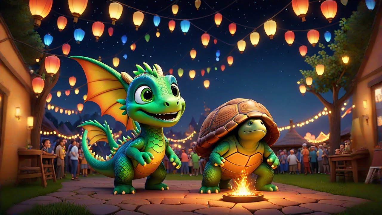 Dizzy Dragon Spin — Fire Fun Song! | Silly Dragon Song for Kids | Spinning Adventure Rhyme