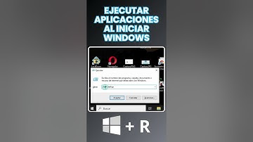 Ejecutar PROGRAMAS automáticamente al iniciar WINDOWS