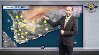 نشرة الطقس || الإثنين 05/01/2026 تقديم م/ محمد اللساني screenshot 5