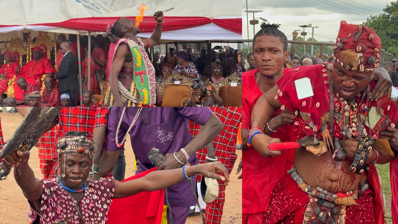 The grand finale of the World Sango Festival 2025 holds at the historic Aafin Oyo (Alaafin’s Palace)