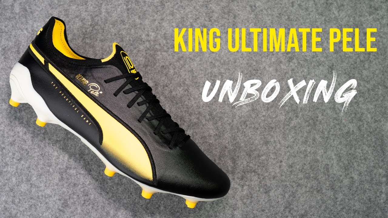 Puma King Ultimate FG/AG Pele Edition Unboxing 4K / 107825 