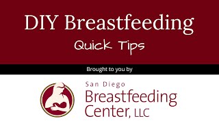 How can I slow down my fast let down?