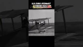 Pertama kali pesawat dibuat #unik #pesawat #jadul