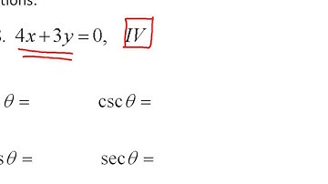 Trigonometric Functions of Any Angle  4.4