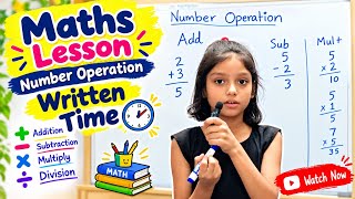 Information Math lesson number operation class 2 chapter 2 Guide