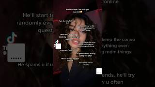 how to know if he likes you over text