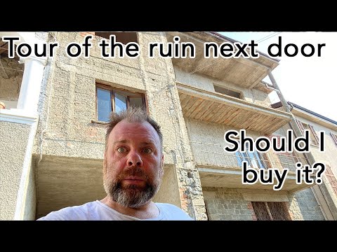 Should I buy the ruin next door in our village in Tuscany in Italy? Full House Tour!