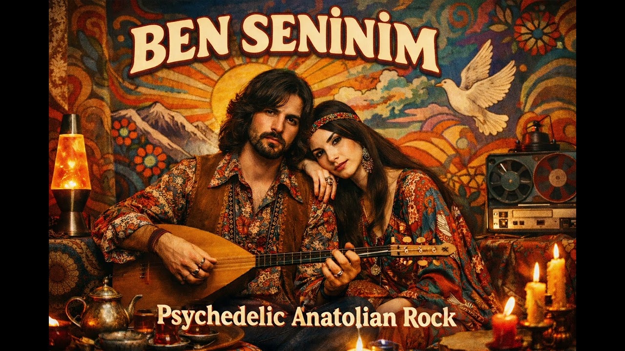 BEN SENİNİM 🌞 Psychedelic Anatolian Rock 70s Vibes | Turkish Retro Rock Revival