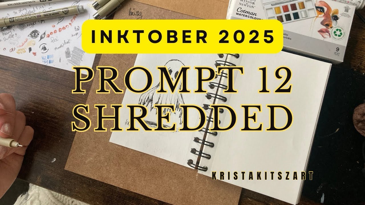 Inktober 2025 | prompt 12 | shredded | 