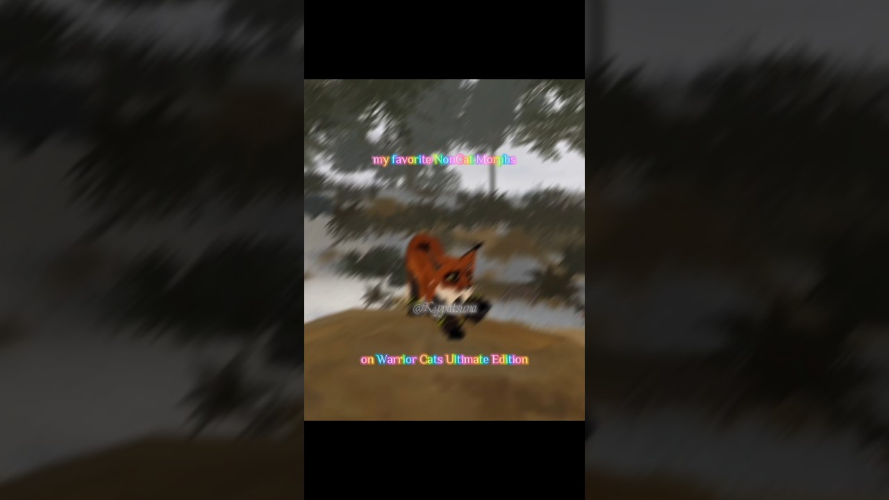 My non-cat morphs #wcue #warriorcats #roblox #edit #short #fyp