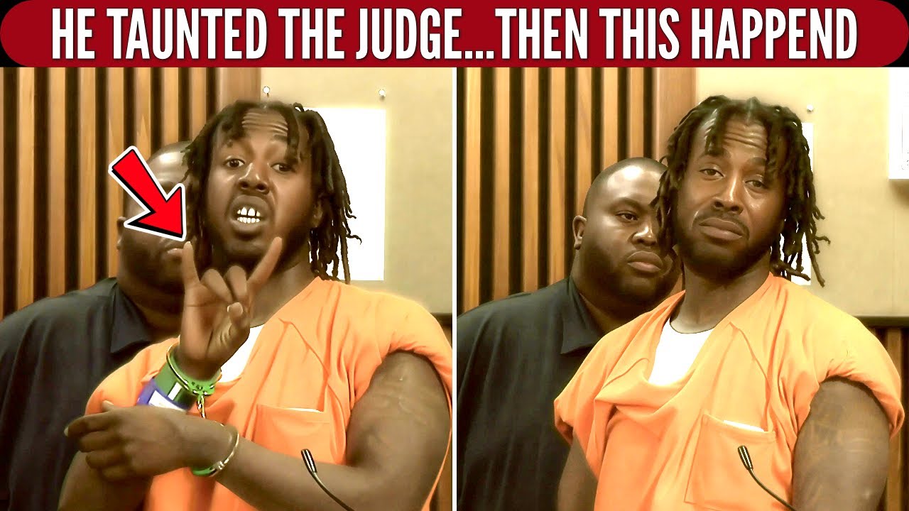 Suspect Taunts The Judge, Thinking He is Untouchable – Judge Turns The tables Quick!