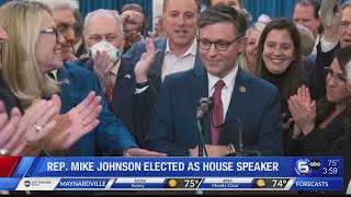 Rep. Mike Johnson elected as house speaker